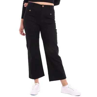Pantalón Recto de Tiro Alto Arqueology para Mujer