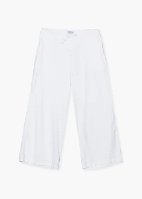 Pantalón amplio color blanco para dama LOSAN