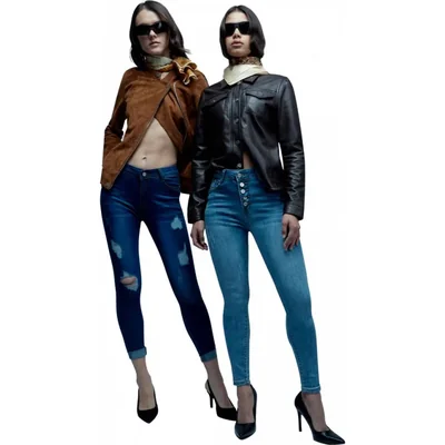 Jeans casual dama gris Atmosphere Dnm modelo 0345