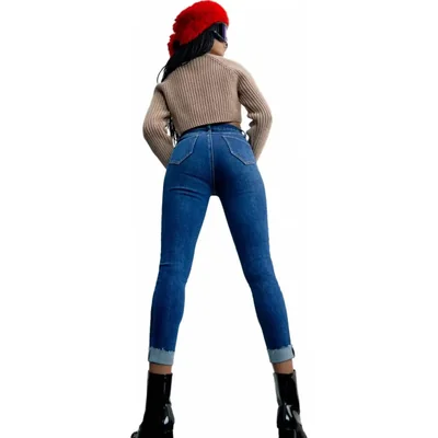 Jeans casual dama azul indigo Atmosphere Dnm modelo KENA