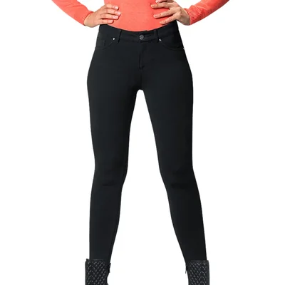 Leggings casual marca Holly Land de cintura regular color negro, mod. 117344