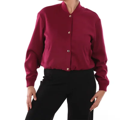 Chamarra Bomber con Botones Life Styler para Mujer