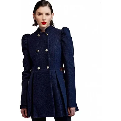 Abrigo abrigadora dama azul marino Schatz Woman modelo 309A