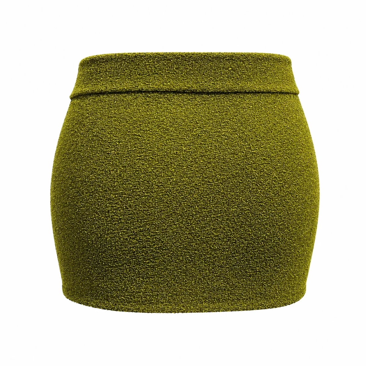 Minifalda ajustada con brillos glitter