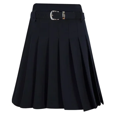 Falda Corta Tableada Basel para Mujer