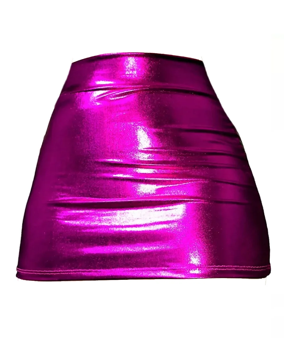 MINIFALDA METÁLICA MODA COLOR FIUSHA