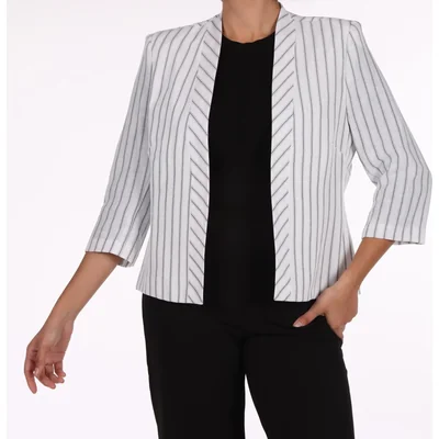 Saco Rayas Manga 3/4 Elegante Diva By Gamus para Mujer