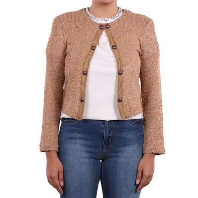 Saco con Textura y  Botones Life Styler para Mujer