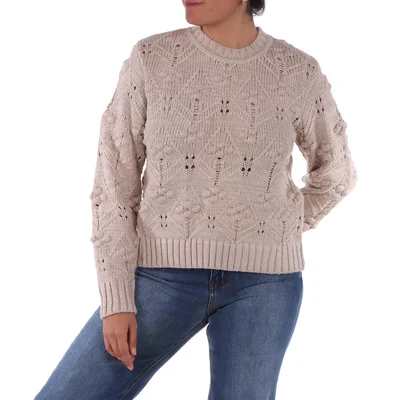 Suéter Tejido de Chenille Arqueology para Mujer