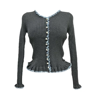 Suéter Gris Oxford Para Dama MUSSI