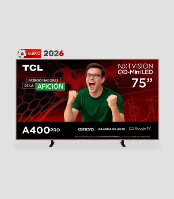 Pantalla 75 Pulgadas Plana Mini-LED 4K Google TV 75A400 Pro