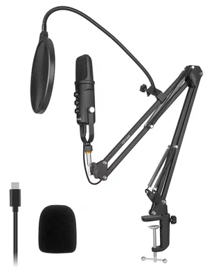 Micrófono profesional alámbrico Yeyian agile nl, negro ysa-uchq-01