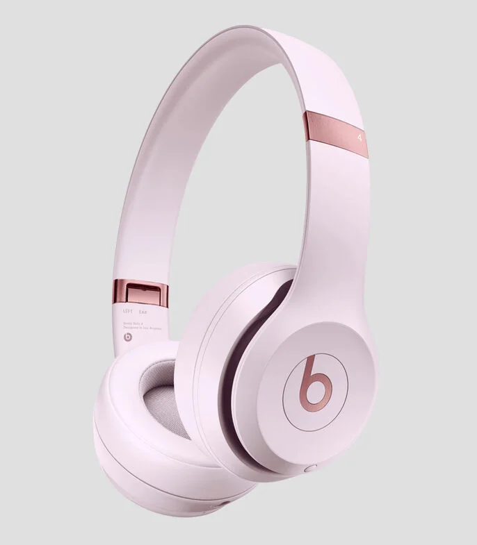 Audífonos inalámbricos Bluetooth 5.3 Solo 4 Rosa