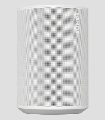 Sonos Era 100 SL Bocina Inalámbrica con intenso Sonido Estéreo y Graves Profundos, Blanca