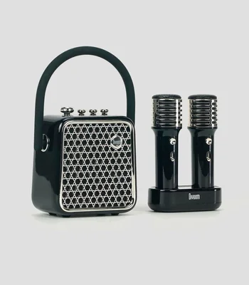 Bocina portátil inalámbrica Bluetooth Karaoke SongBird-SE Negro