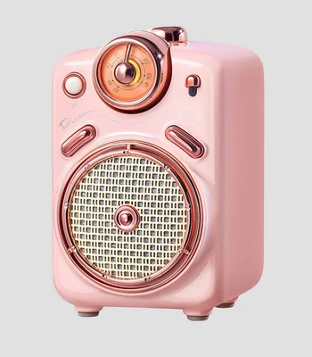 Bocina portátil inalámbrica Bluetooth Karaoke mini Fairy -2 Rosa