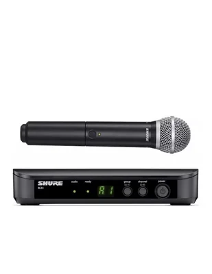Micrófono Profesional Alámbrico e Inalámbrico Shure BLX24-SM58