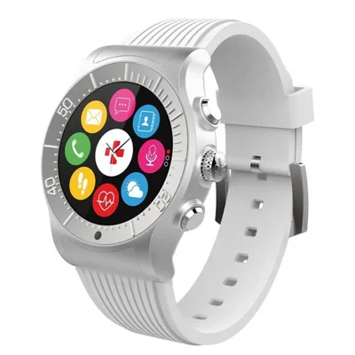 Reloj inteligente ZeSport de acero inoxidable MyKronoz color blanco