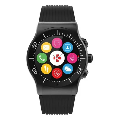 Reloj inteligente ZeSport de acero inoxidable MyKronoz color negro