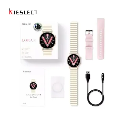 RELOJ INTELIGENTE KIESLECT LORA 2 DORADO
