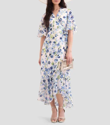Vestido largo con estampado Juliette Mujer