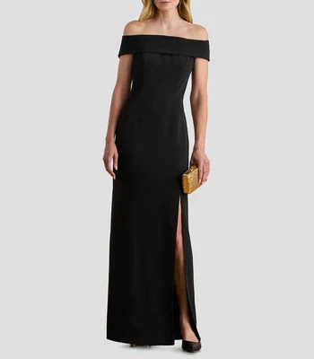 Vestido largo liso Mujer