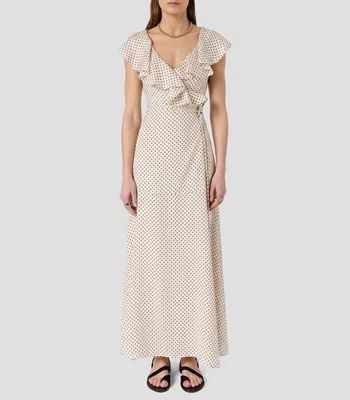 Vestido largo Polkadots Mujer