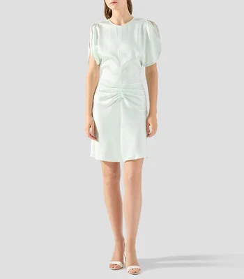 Vestido mini liso Mujer