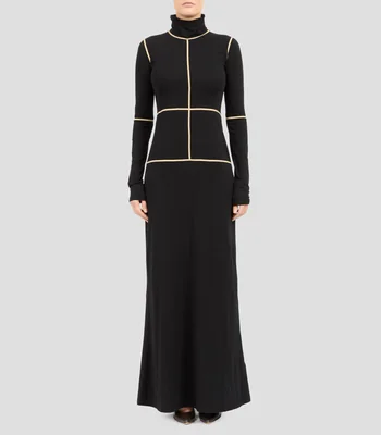 Vestido Maxi con manga larga Mujer