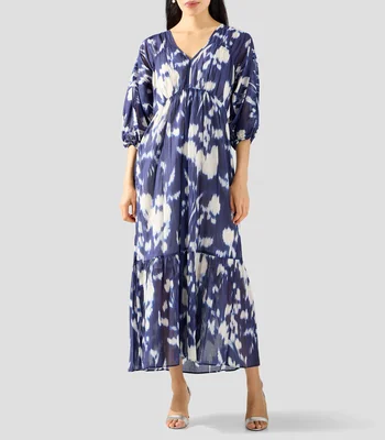 Vestido largo manga larga fantasía Mujer