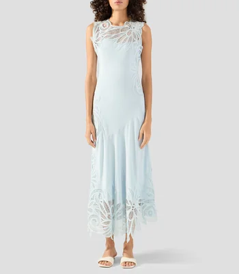 Vestido largo liso Idra Mujer