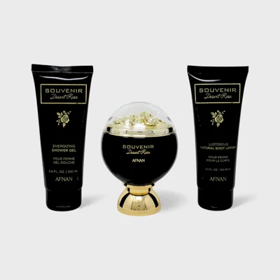 Afnan Souvenir Desert Rose Set De 3 Pz Para Mujer