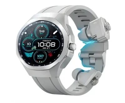 G-tide Smartwatch R9 Edge, No Touch, AMOLED, Android/iOS, Gris - Resistente al Agua