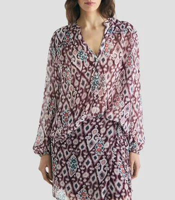 Blusa fantasía manga larga Mujer