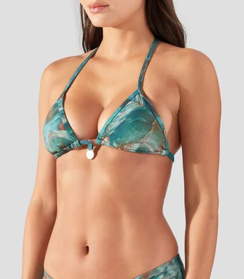 Bikini top estampado Mujer