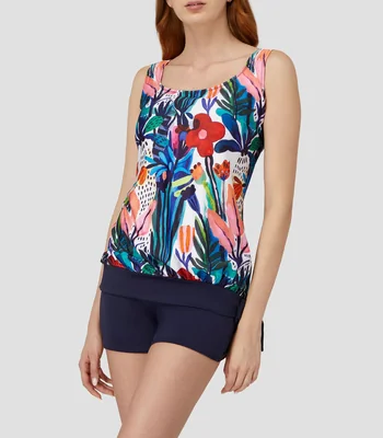 Tankini 2 piezas estampado Mujer