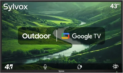 Sylvox Smart TV LCD PATIO OT43B1KHGB 43", 4K Ultra HD, Gris