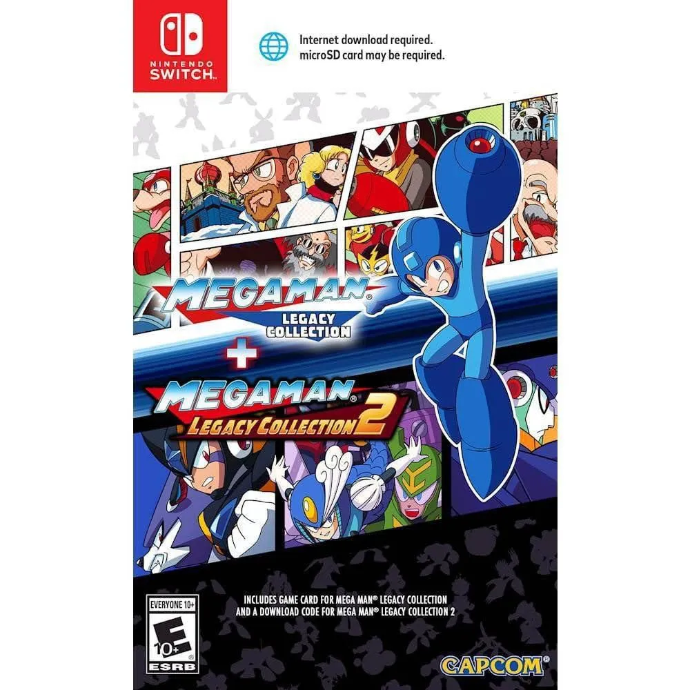 Mega Man: Legacy Collection 1+2 - HD Edition - Nintendo Switch