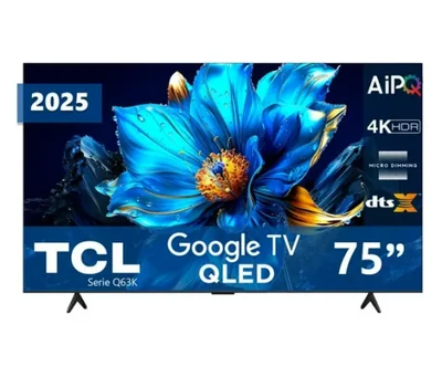 TCL Smart TV QLED 75Q63K 75", 4K Ultra HD, Negro