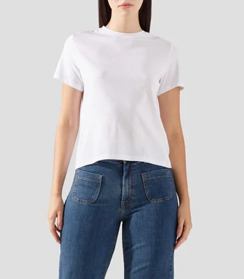 Playera cuello redondo manga corta fantasía Mujer