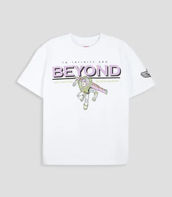 Playera cuello redondo manga corta estampada Niño