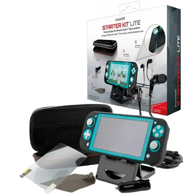 Paquete De Accesorios Para El Nintendo Switch Lite Dreamgear Negro