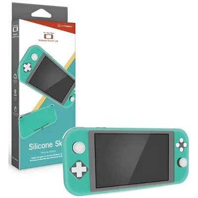 Funda de silicón para Nintendo Switch Lite Hyperkin color turquesa
