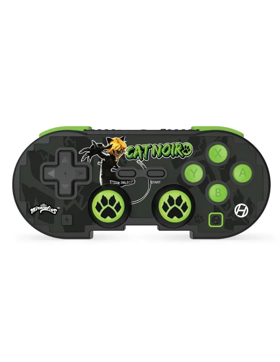 Control para Nintendo Switch Bluetooth Miraculous Cat Noir Edition
