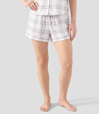 Short Pijama de cuadros Mujer