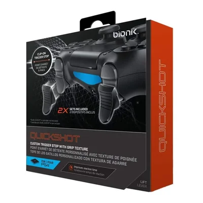 Bionik Quickshot B0797948Z6 - Sistema de Bloqueo de Parada de gatillo para Controles inalámbricos Playstation DualShock 4, Color