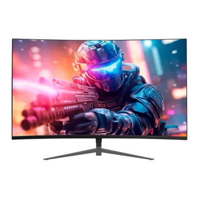 Monitor Gamer Curvo Balam Rush ULTRA EARTH II MGX27C LCD VA 27", 1920x1080 Full HD, FreeSync, 165Hz, HDMI/DisplayPort, Negro