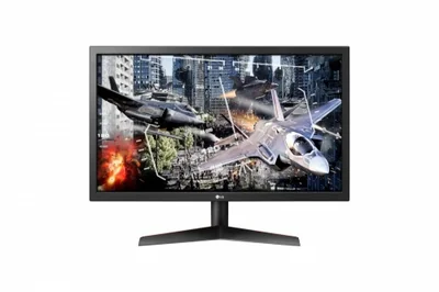 Monitor Gamer LG 24GL600F LED TN 23.6", 1920x1080 Full HD, FreeSync, 144Hz, HDMI/DisplayPort, Negro/Rojo