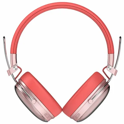 Audifonos diadema inalambrica acteck hp710 microfono salmon