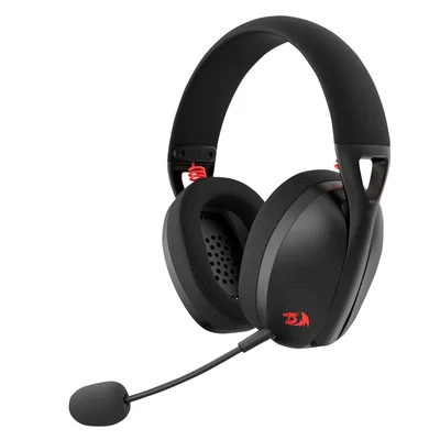 Audífono Gamer Redragon Ire Negro Wireless + Micrófono